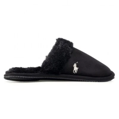 Ralph Lauren Summit Scuff II Womens Black Slippers