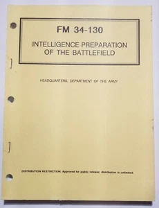FM 34-130 Intelligence Preparation of the Battlefield, 8 July 1994 - Picture 1 of 4
