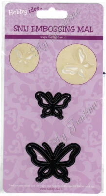 Schmetterlinge - 2er Set - Stanzschablone / Embossing Stencil  von Hobby Idee... - Bild 1 von 2