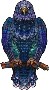 300 Pieces Wooden Puzzles for Adults, 9X16.5 Inch Jigsaw Puzzle for Kids Animal - Picture 1 of 7