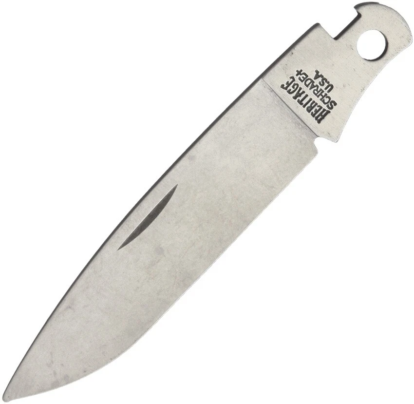 Schrade Knife Blade Replacement 2.5" UNPOLISHED/UNSHARPENED Stainless USA MADE - Image 1 of 1