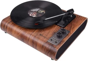 Vinile Giradischi, Bluetooth Giradischi Retró, Giradischi Vintage Con Lettore D - Foto 1 di 12