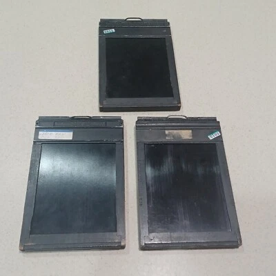 Graflex 4X5 Graphic Film Holders Type 5 Lot of 3. Pre-owned  - Image 1 of 4