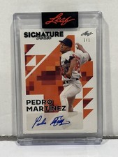 2023 Leaf Signature Series Street Art Orange Pedro Martinez auto1/1 #BA-PM1 HOF