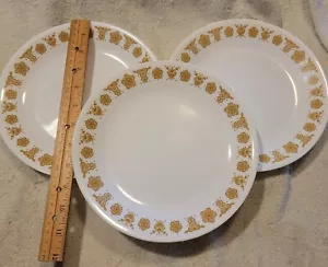 3 - Piatti Corelle By Corning anni 70 motivo farfalla oro MCM - Foto 1 di 3