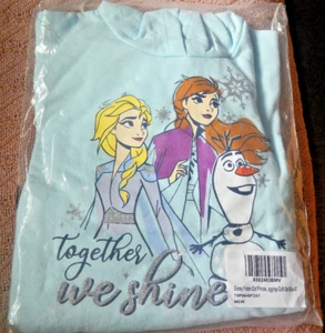 Disney Frozen Hoodie Leggings Outfit Set "Together We Shine" Olaf Elsa 4T New - Picture 1 of 6