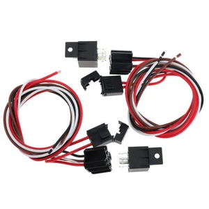 Car Engine Cooling Dual Electric Fan Wiring Harness Thermostat 40Amp Relay Kit - Picture 1 of 9