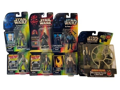 1990's STAR WARS POWER OF THE FORCE POTF Lot of 7 Figures NEW - LOOK! - Image 1 of 4