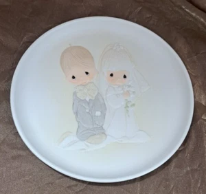 VTG 1980 “THE LORD BLESS YOU AND KEEP YOU" PORCELAIN ENESCO COLLECTOR'S PLATE - Picture 1 of 4