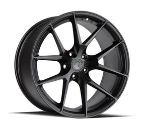 19x8.5/19x9.5 Aodhan AFF7 5x114.3 +35|+35 Flow Forged Black Wheels (Set of 4) - Picture 1 of 3