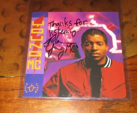 Marvin Young MC rapper signed autographed photo Bust A Move! Cover