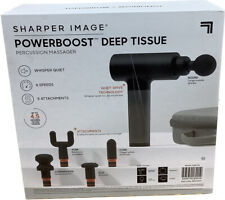Sharper Image Powerboost Deep Tissue Percussion Massager - Brand New (9291215)