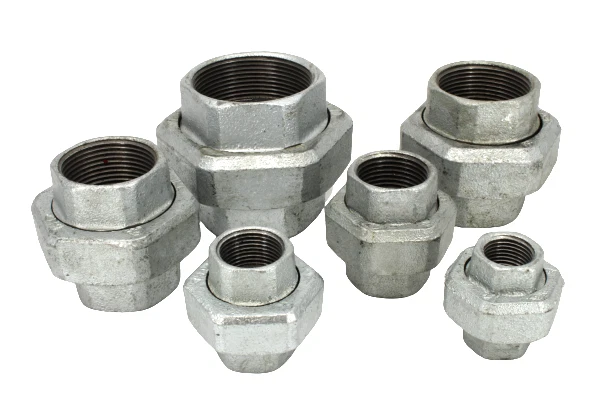 Galvanised Malleable Iron Union Pipe Fitting (BSP) 15mm - 50mm (1/2" - 2") - Image 1 of 1