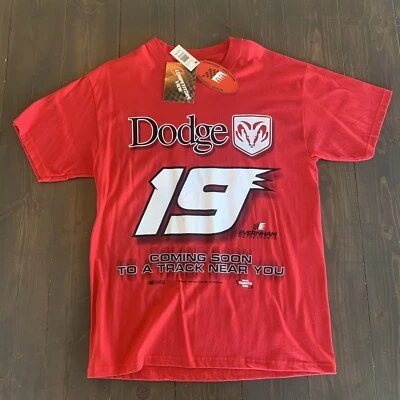 Vintage 2001 Casey Atwood Dodge #19 Return To NASCAR Shirt Mens M Evernham NOS - Image 1 of 4