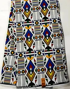 Sell by 6 yards Exclusive and High Quality,100% Cotton, African Ankara Wax Print - Picture 1 of 2