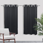 YCC Linens - Blackout Polyester Curtains with Grommets 2 Panels
