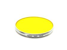 Vintage CANON 58 Y3 2x YELLOW 58mm Filter with Canon 58 Case