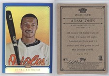 2010 Topps Chrome Topps 206 Chrome Blue Refractor /199 Adam Jones #TC37