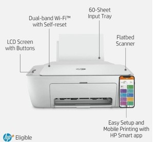 HP DeskJet 2710e All-In-One Inkjet Printer