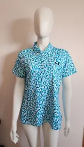 Under Armour Ladies Threadborne HeatGear Short Sleeve Polo Shirt Size 2XL New - Picture 1 of 11