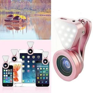 Color: Gold - Glow Face 3 In 1 Photo Lens And Fill Lighting Clip - Picture 1 of 1