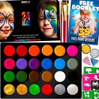 Zenovika Gesichtsmal-Kit für - nicht- und hypoallergene Gesichtsfarbe Kit mit 2