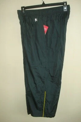 女士 Danskin Now Capri 裤子中号 (8-10) 灰色/黄色 — 第 1/2 张图片