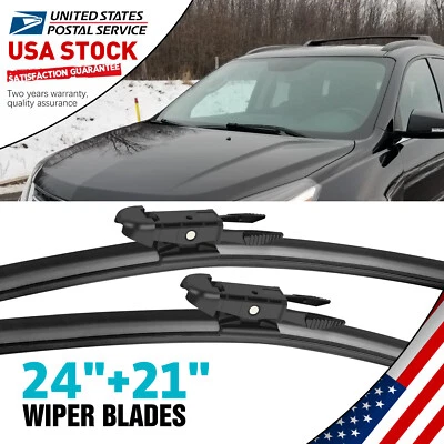 Durable Windshield Wiper Blade 24''&21'' Set For GMC Acadia/Acadia Limited 3.6L Foto 1 de 4
