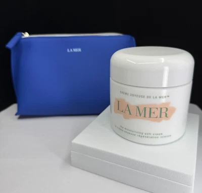 NOVO La Mer Creme Hidratante Macio 8,5 oz com Bolsa CONJUNTO VALOR-EDIÇÃO 2023 - Imagem 1 de 4