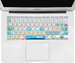 Recubrimiento de cubierta de teclado de silicona para Macbook Air antiguo de 13 pulgadas (A1466/A1369), MacBook P - Imagen 1 de 12