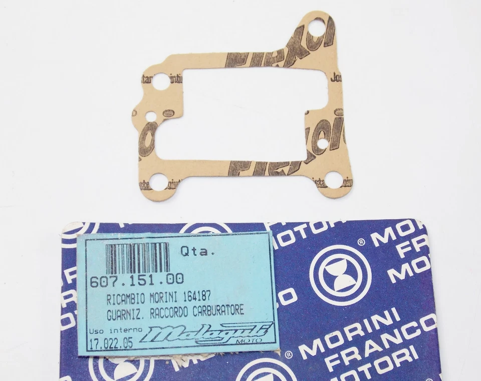 NOS MORINI MALAGUTI 1997-98 CR CROSSER 50 CARBURETOR GASKET 607.151.00 | 164187 - Image 1 of 1