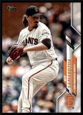 2020 Topps Series 1 Base #295 Jeff Samardzija - San Francisco Giants