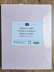 Cartulina Estampación 8-1/2" x 11" POLVO ROSA 31 Hojas NUEVAS + Extras Retiradas - Imagen 1 de 2
