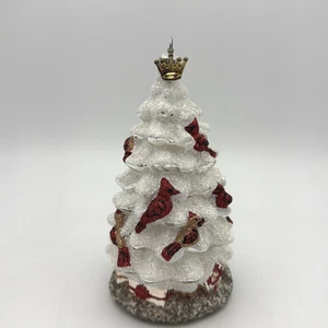Raro 2018 Hallmark Heritage Collection Cardinal árbol de Navidad vidrio soplado - Imagen 1 de 7