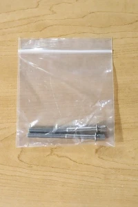 Ludwig 3" Nickel Drum Tension Rods Drum 2pk Vintage 1960's - Picture 1 of 3