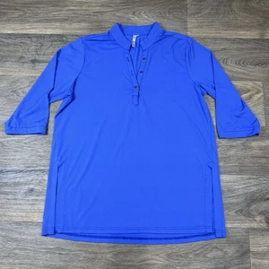 Lulu B Tunika Oberteil blau 3/4 Arm Größe L - Bild 1 von 11