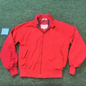VTGField & Stream Harrington Jacket Red Plaid Lined Gordon & Ferguson Korea Sz M - Picture 1 of 9