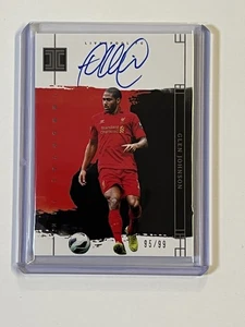 PANINI IMPECCABLE GLEN JOHNSON LIVERPOOL 95/99 IMMORTAL INK ON CARD AUTO - Bild 1 von 2