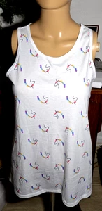 Cat And Jack Unicorn Tank Top, children's, sz XL (14-16) - Picture 1 of 3