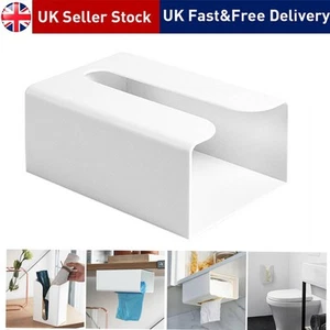 Wall Mounted Hand Paper Tissue Towel Dispenser Plastic Bathroom Toilet Holder - Picture 1 of 11