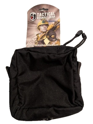 ETIQUETA - Equipo de asalto táctico - Mini bolsa utilitaria MOLLE - Negra - Hecha en EE. UU. Foto 1 de 3