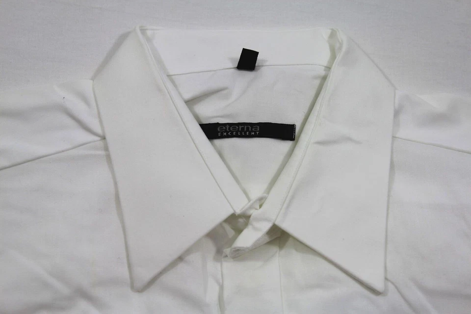 Eterna Excellent Camicia Bianca Manica Lunga 43 Top #E5352 - Immagine 1 di 1