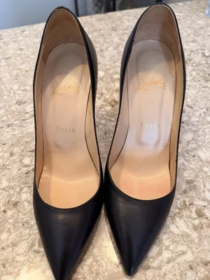 Christian Louboutin So Kate Pointed Toe Pump - Black, US7 - Image 1 of 4