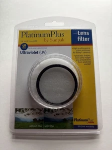 Platinum Plus by Sunpak 58mm Ultraviolet Lens UV Filter DF-7034-UVBB New - Picture 1 of 3