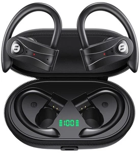 Wireless Earbuds 4 Mic Clear Call Bluetooth Headphones with Wireless Charging... - Picture 1 of 6