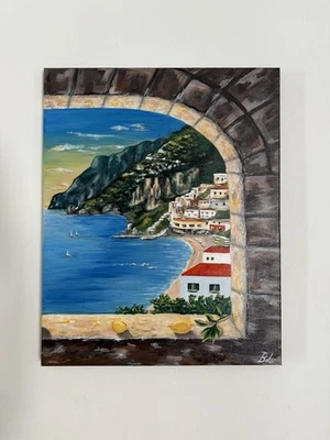 Dipinto Acrilico Paesaggio💙 - Immagine 1 di 4