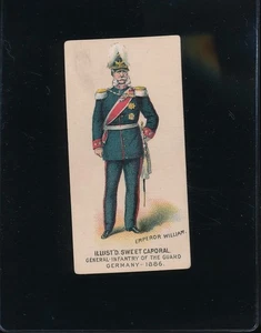 N224 1888 Kinney Military Series General Infantry Guard Germany 1886 Ex- S4677 - Picture 1 of 3
