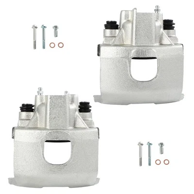 For 96-00 Dodge Caravan 99-04 Chrysler 300M 2pcs Silver Front Brake Calipers - Imagem 1 de 4