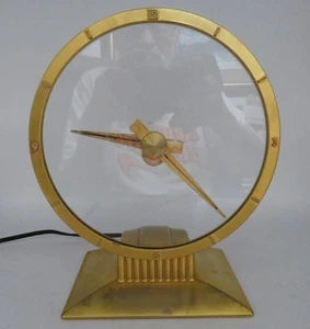 MCM Jefferson Golden Hour Electric Mystery Clock - Runs, Keeps Time - NICE! - Picture 1 of 2