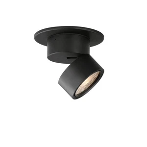 Maxim 86240 Swinger 6"W LED Semi-Flush Ceiling Fixture - 3000K - Black - Picture 1 of 7